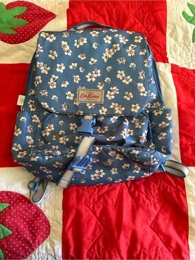 Cath Kidston Blue Floral Backpack